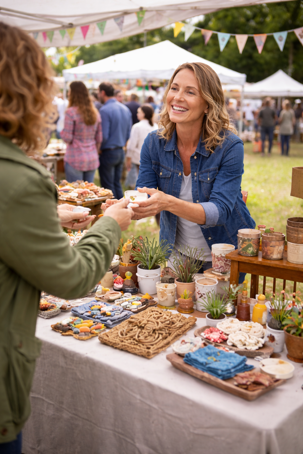 Local craft fair and vendor market